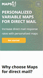 Mobile Screenshot of maps4mail.com